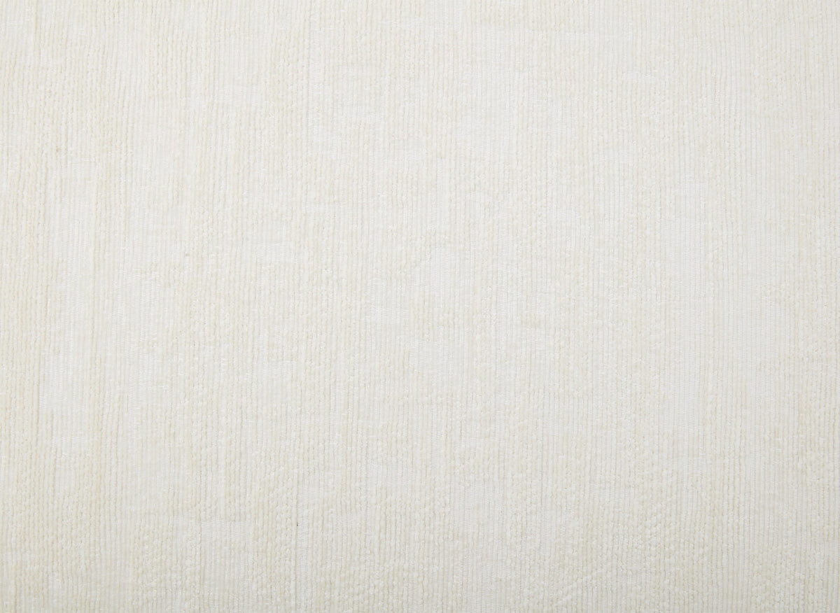 Canapé d'angle en velours chiné beige BALIANE