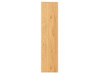 Bibliothèque design en bois noir et chêne 6 niches OFELIA