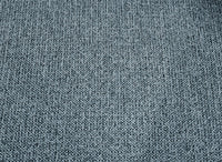 Canapé convertible 3 places en tissu texturé bleu MAYORA