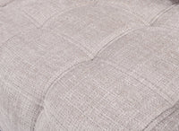 Canapé convertible avec coffre 3 places en velours chiné beige RALYA