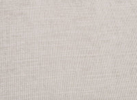 Canapé convertible avec coffre en velours chiné beige BARNEY - Angle droit