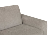 Canapé convertible express 3 places en velours chiné beige NONA