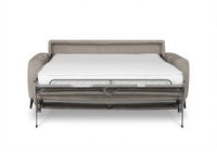 Canapé convertible express 3 places en velours chiné beige NONA