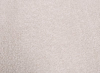 Canapé d'angle convertible avec coffre en tissu bouclette beige MARLA - Angle gauche