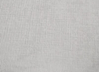 Canapé d'angle convertible avec coffre en velours chiné blanc écru LUFY - Angle droit