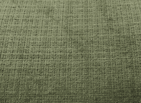 Canapé d'angle convertible avec coffre en velours chiné vert olive MAHLONE - Angle droit
