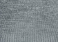 Canapé panoramique convertible avec coffre en velours chiné gris GAELLE - Angle droit