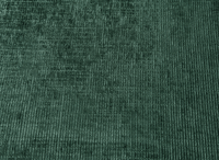 Canapé panoramique convertible avec coffre en velours chiné vert olive MARIANO - Angle gauche