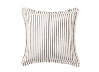 Coussin blanc à rayures noires 45x45 cm TALINA