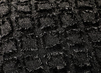 Coussin noir à formes carrées texturées 45x45 cm ELVIO