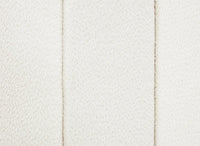 Lit coffre en tissu bouclette beige 180x200 cm GRETA