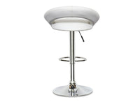 Lot de 2 tabourets de bar blanc JETI
