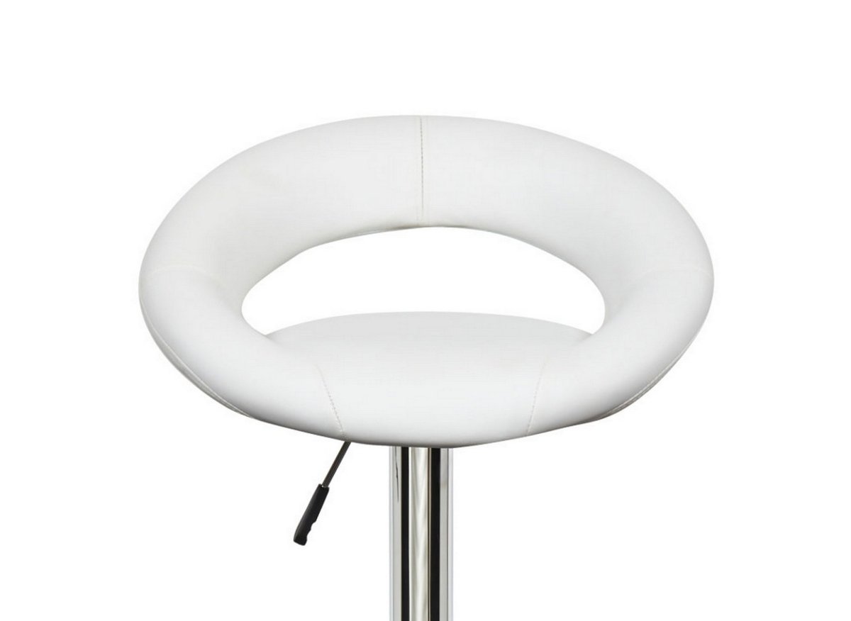 Lot de 2 tabourets de bar blanc JETI