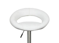 Lot de 2 tabourets de bar blanc JETI