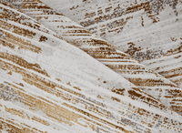 Tapis abstrait beige marron 200 x 290 cm PATINA