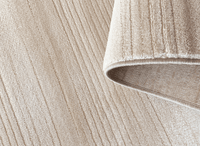 Tapis beige à effet striée 200 x 290 cm LATTE