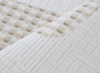 Tapis beige à motifs 200 x 290 cm BRUME