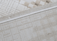 Tapis beige à motifs 200 x 290 cm BRUME