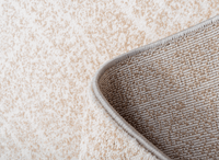 Tapis beige à motifs écru 160 x 230 cm SOLANN