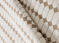 Tapis beige à motifs hexagonal 200 x 290 cm KELVYN