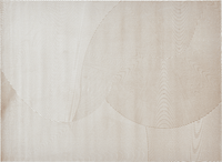 Tapis beige et blanc motif organique 160 x 230 cm SAND