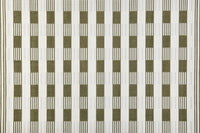 Tapis blanc à motifs carrés verts 160 x 230 cm THEOA