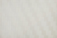 Tapis blanc écru à carreaux texturés 200 x 290 cm KARLINE