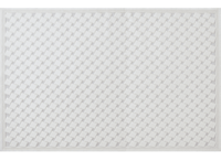 Tapis blanc écru à formes carrées 192 x 290 cm LERIS