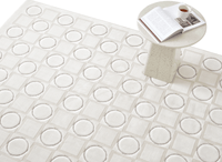 Tapis blanc écru à formes géométriques 192 x 290 cm KAELIES