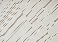 Tapis blanc écru à lignes asymétriques beiges 160 x 230 cm AYLAN