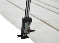 Tapis blanc écru à lignes asymétriques beiges 200 x 290 cm AYLAN