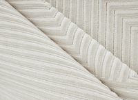 Tapis blanc écru à losanges beiges 160 x 230 cm ROUBY