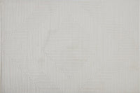 Tapis blanc écru à losanges beiges 160 x 230 cm ROUBY