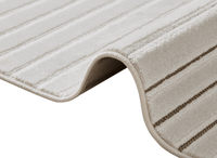 Tapis blanc écru à motifs chevrons  160 x 230 cm AMONA