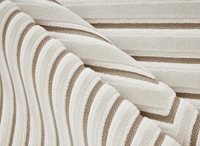Tapis blanc écru à motifs chevrons  200 x 290 cm AMELIO
