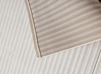 Tapis blanc écru à motifs chevrons  200 x 290 cm AMONA