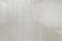 Tapis blanc écru à motifs chevrons  160 x 230 cm AMONA