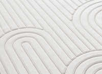Tapis blanc écru à relief géométriques 154 x 230 cm AFINA
