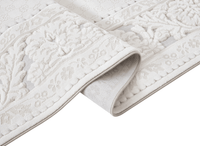 Tapis blanc écru effet moulure parisienne 154 x 230 cm CESAR