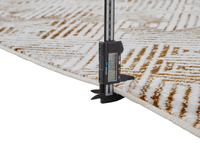 Tapis géométrique beige et marron 200 x 290 cm CARAMEL