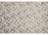 Tapis géométrique beige et marron 200 x 290 cm CARAMEL