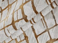 Tapis géométrique taupe et marron 200 x 290 cm LATTICE