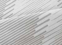 Tapis gris à lignes asymétriques 160 x 230 cm VENISE
