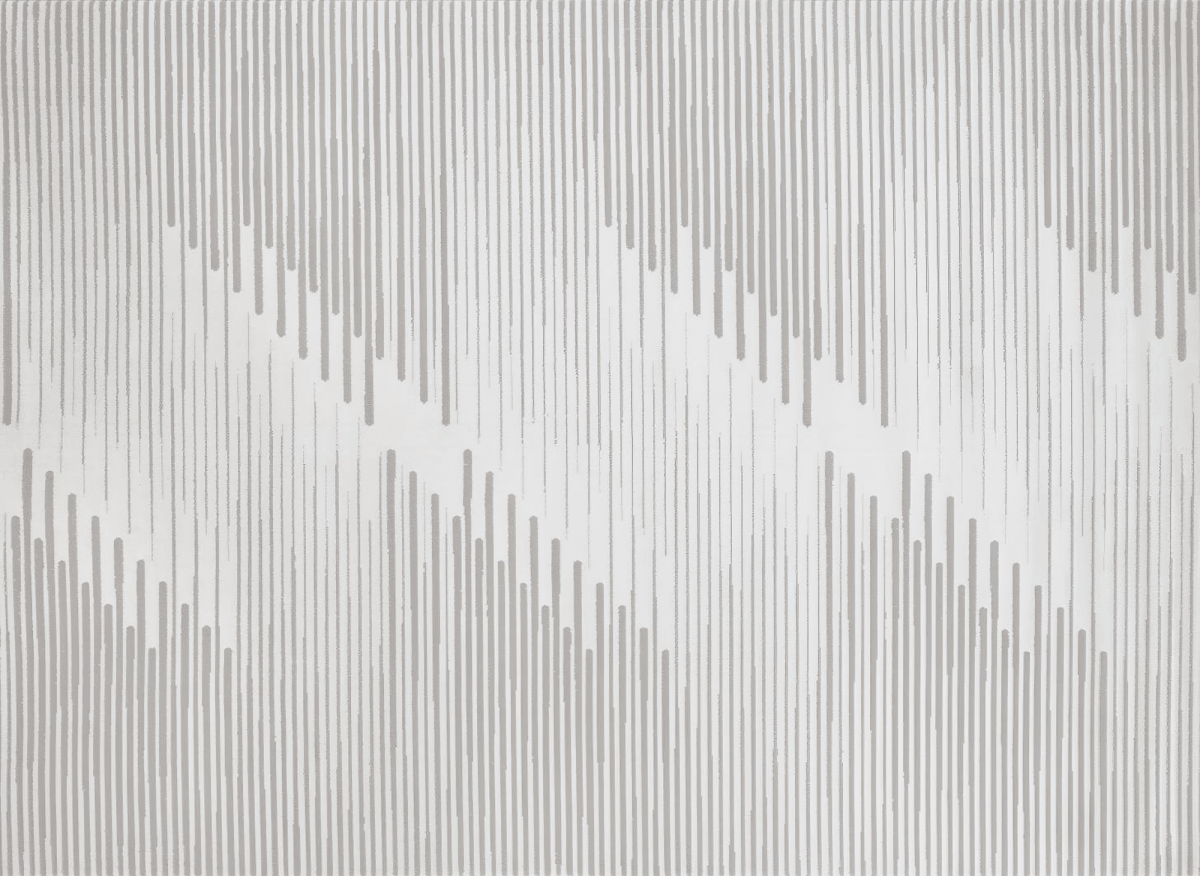Tapis gris à lignes asymétriques 160 x 230 cm VENISE