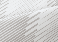Tapis gris à lignes asymétriques 160 x 230 cm VENISE