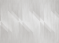 Tapis gris à lignes asymétriques 200 x 290 cm VENISE
