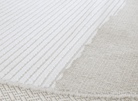 Tapis gris à motif circulaire 160 x 230 cm SYDNEY