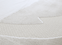 Tapis gris à motif circulaire 200 x 290 cm SYDNEY