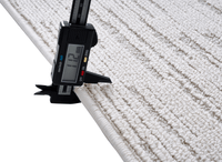 Tapis gris à motifs 200 x 290 cm BRIDGE
