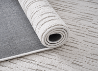 Tapis gris à motifs 200 x 290 cm BRIDGE